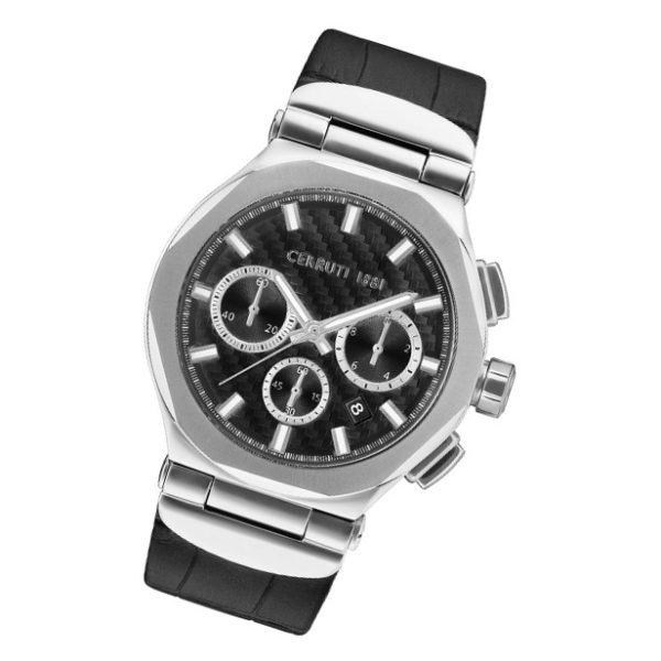 Cerruti 1881 CRWA180SN02BK Lariano Chrono Mens Watch Cerruti 1881 CRWA180SN02BK Lariano Chrono Mens Watch