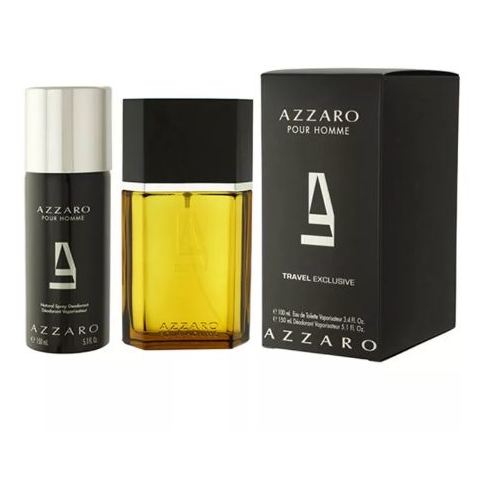 Azzaro Pour Homme Travel Gift Set For Men (Azzaro Pour Homme 100ml EDT + Deodorant Spray 150 ml) Azzaro Pour Homme Travel Gift Set For Men (Azzaro Pour Homme 100ml EDT + Deodorant Spray 150 ml)