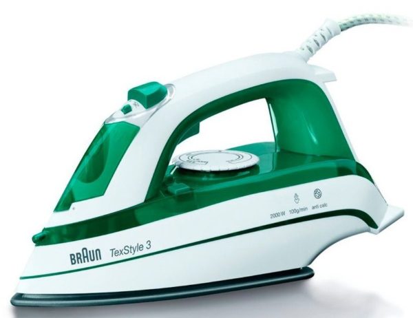 Braun Dry & Steam Iron Green TS345 Braun Dry & Steam Iron Green TS345