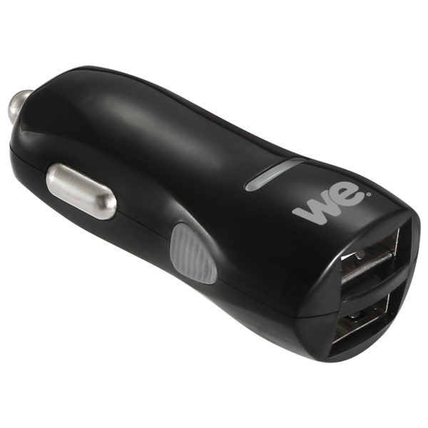 We WEAC2USBN Car Charger 2 USB 3A Black We WEAC2USBN Car Charger 2 USB 3A Black