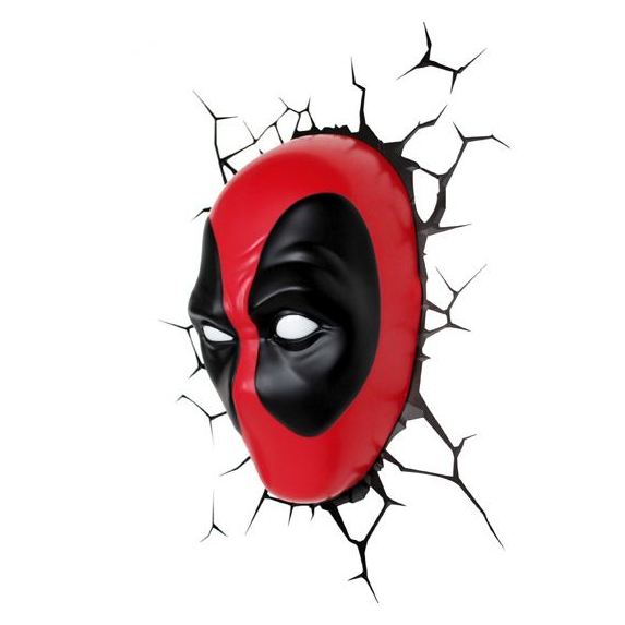 3DLightFX Deadpool Mask 3D Decor Wall Light 20023 3DLightFX Deadpool Mask 3D Decor Wall Light 20023