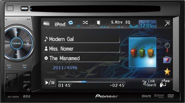 Pioneer AVH-1450DVD In Dash Car Video Pioneer AVH-1450DVD In Dash Car Video