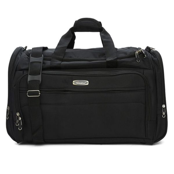 Senator 2003D24BLK Fancy Duffel Bag Black 24inch Senator 2003D24BLK Fancy Duffel Bag Black 24inch