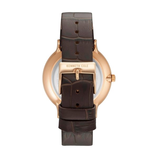 Kenneth Cole Classic Watch For Men with Brown Leather Strap Kenneth Cole Classic Watch For Men with Brown Leather Strap