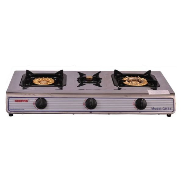 Buy Geepas 3 Gas Burners Gk74 Price Specifications Features