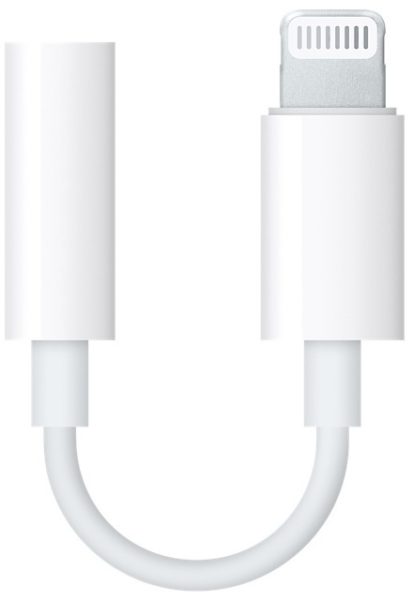 Apple MMX62ZM/A Lightning To 3.5 mm Headphone Jack Adapter Apple MMX62ZM/A Lightning To 3.5 mm Headphone Jack Adapter