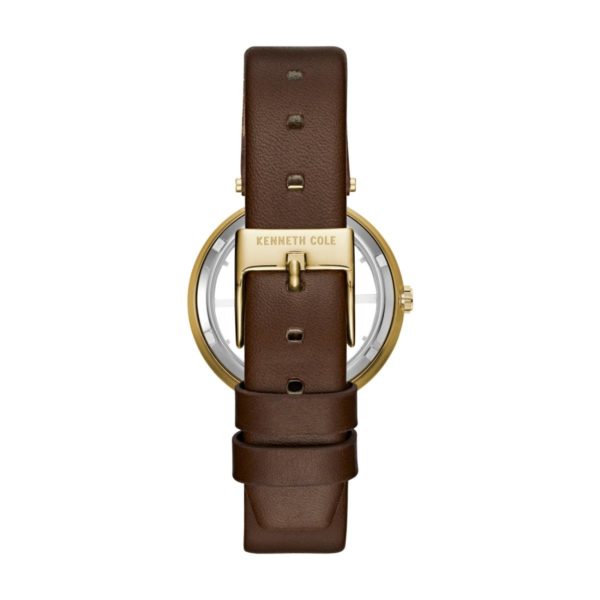 Kenneth Cole Transparency Watch For Women with Brown Genuine Leather Strap Kenneth Cole Transparency Watch For Women with Brown Genuine Leather Strap