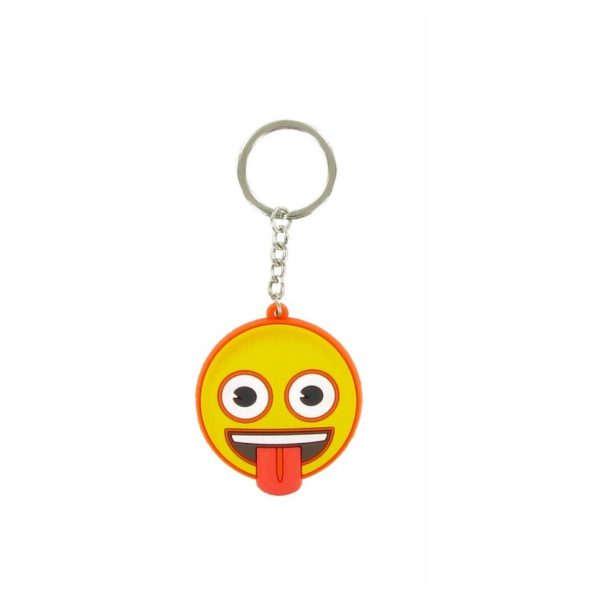 Comansi Emoji Tongue Out Face Keychain E10008 Comansi Emoji Tongue Out Face Keychain E10008