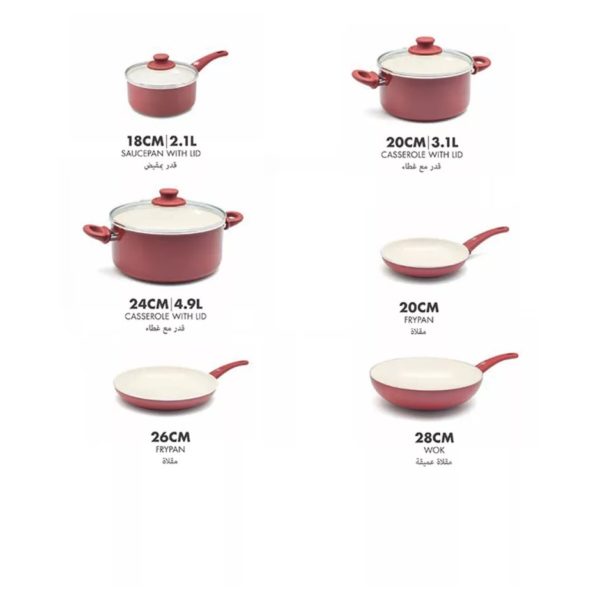 Greenpan Soft Grip Aluminum Ceramic Non Stick Cookware 9pc Set GP1189 Greenpan Soft Grip Aluminum Ceramic Non Stick Cookware 9pc Set GP1189
