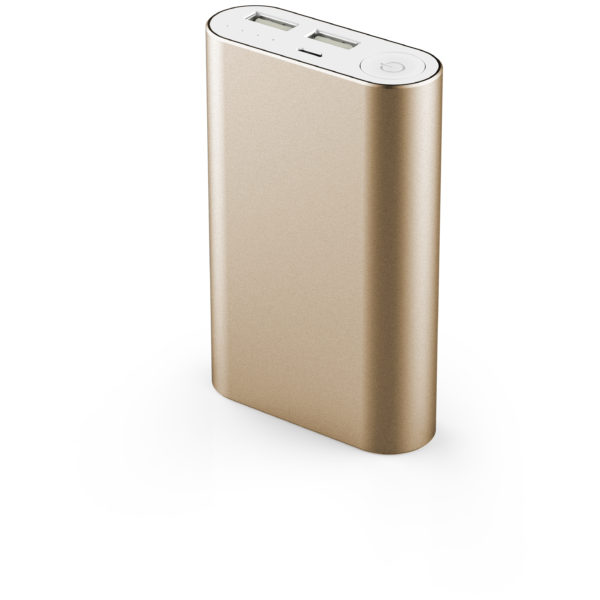 We WEBATT10000COMPO Power Bank 10000mAh 2 USB 2.1A + 1A Compact Gold We WEBATT10000COMPO Power Bank 10000mAh 2 USB 2.1A + 1A Compact Gold