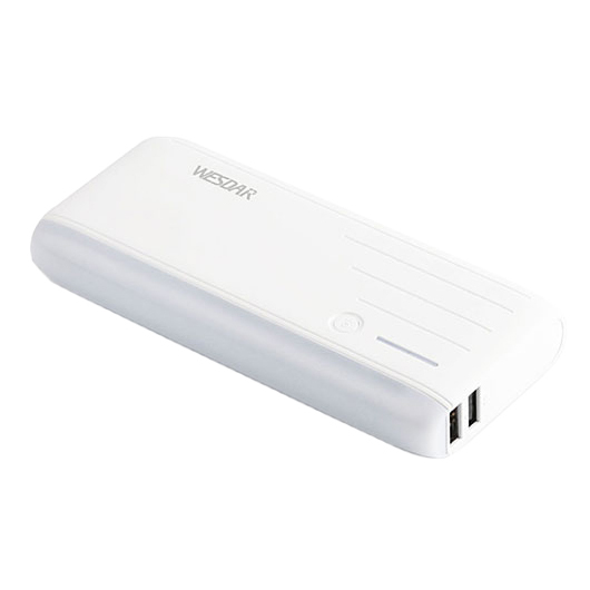 Wesdar Power Bank 8000mAh White – S6
