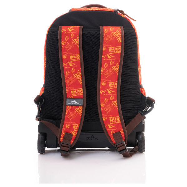 High Sierra Icon Slim Trolley Backpack Red Print 16IH1019 High Sierra Icon Slim Trolley Backpack Red Print 16IH1019