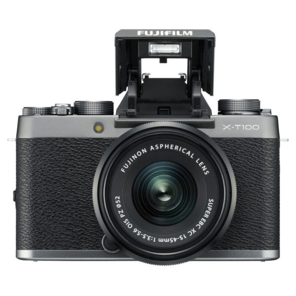 Fujifilm X-T100 Mirrorless Digital Camera Dark Silver With XC 15-45mm f/3.5-5.6 OIS PZ Lens Fujifilm X-T100 Mirrorless Digital Camera Dark Silver With XC 15-45mm f/3.5-5.6 OIS PZ Lens
