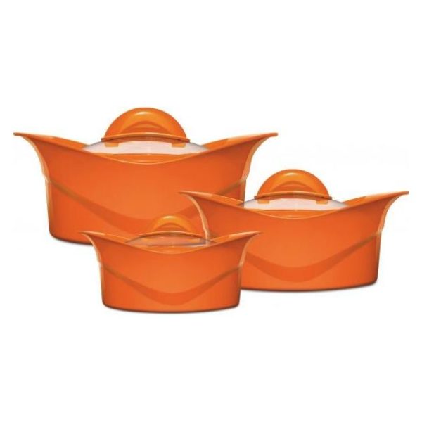 Milton Regalia Insulated Casserole With Glass Lid 3pc Set ALMI0405O Milton Regalia Insulated Casserole With Glass Lid 3pc Set ALMI0405O