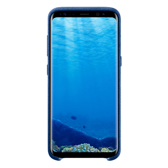 Samsung Alcantara Case Blue For Galaxy S8 EF-XG950ALEGWW Samsung Alcantara Case Blue For Galaxy S8 EF-XG950ALEGWW