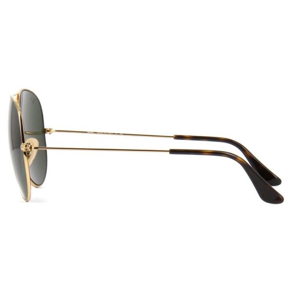 Ray-Ban Unisex Sunglasses Green Classic G15/Gold Frame - RB34470001 Ray-Ban Unisex Sunglasses Green Classic G15/Gold Frame - RB34470001
