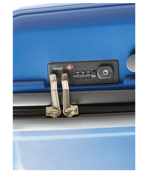 Senator 3 Pcs PP Spinner Luggage Trolley Case Blue Senator 3 Pcs PP Spinner Luggage Trolley Case Blue