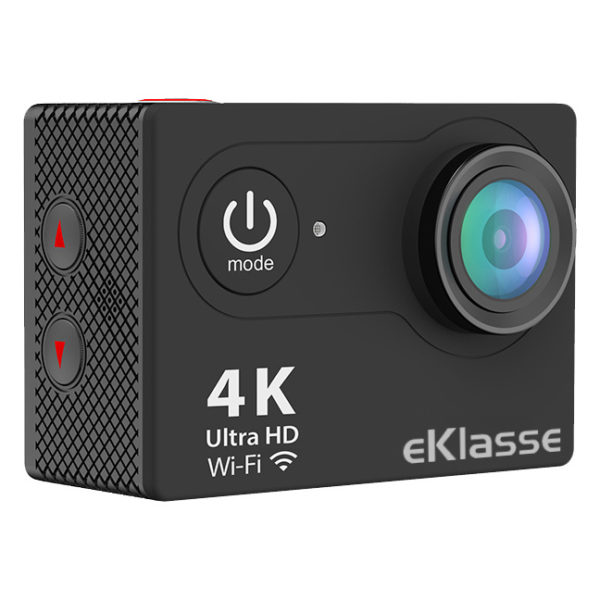 Eklasse EKAC01EG 4K Action Camera With Wi-Fi Black Eklasse EKAC01EG 4K Action Camera With Wi-Fi Black