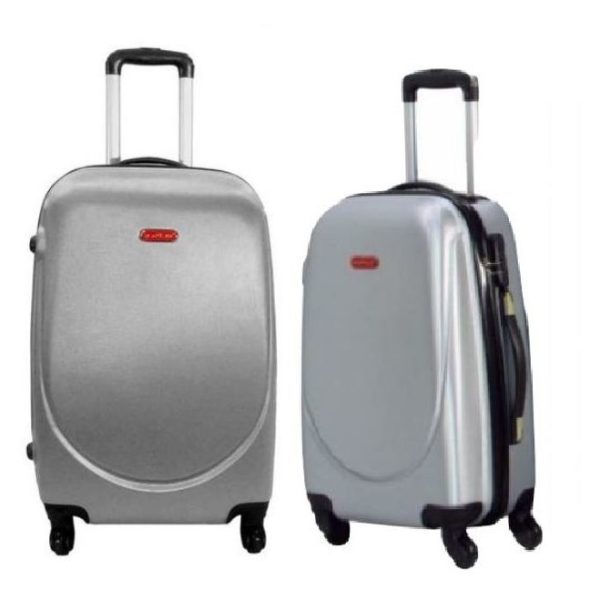 Highflyer Curve Series Trolley Luggage Bag Grey 3pc Set TH10103PC Highflyer Curve Series Trolley Luggage Bag Grey 3pc Set TH10103PC