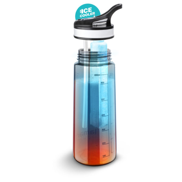 Lamart Straw Sport Bottle 650ml Black LT4033 Lamart Straw Sport Bottle 650ml Black LT4033