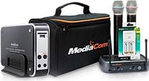 Mediacom (MCISDPORTO+SD Card+Wireless Mic+Bag+Charger)Karaoke System Mediacom (MCISDPORTO+SD Card+Wireless Mic+Bag+Charger)Karaoke System