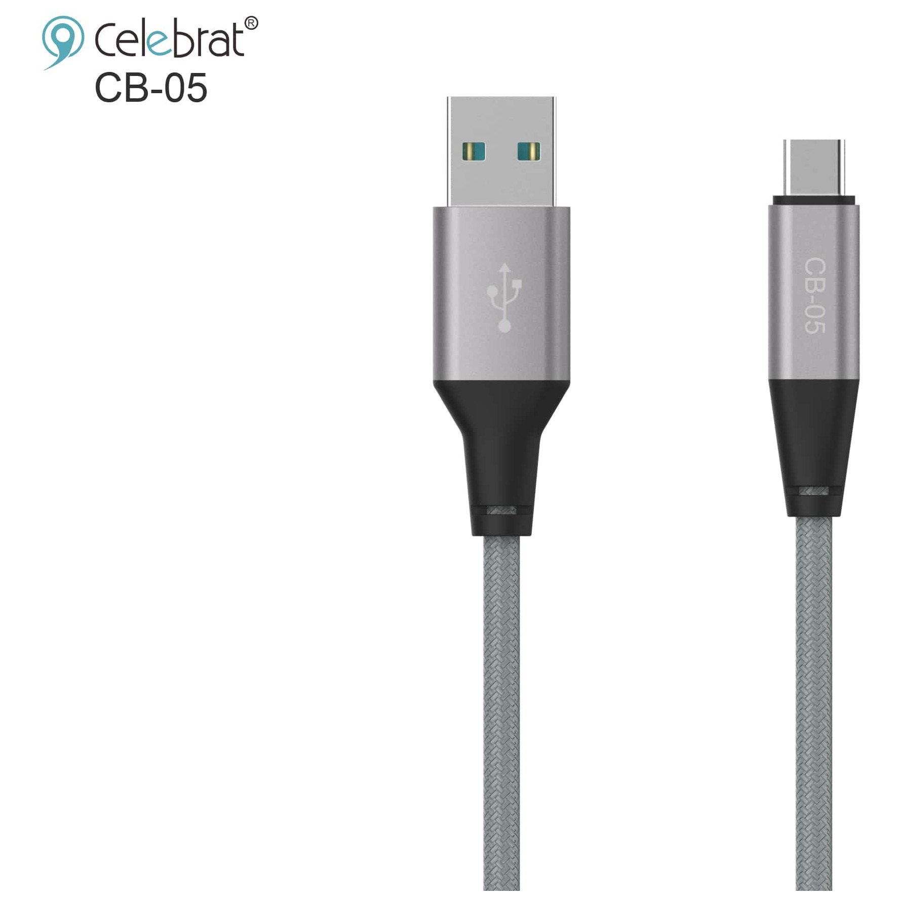 Celebrat Type C Cable 1m Grey – CB05T