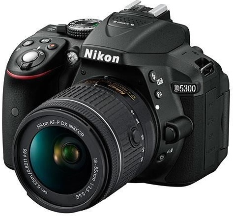 Buy Nikon D5300 DSLR C   amera Black With AF-P 18-55mm Lens â€