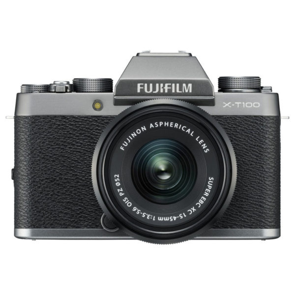 Fujifilm X-T100 Mirrorless Digital Camera Dark Silver With XC 15-45mm f/3.5-5.6 OIS PZ Lens Fujifilm X-T100 Mirrorless Digital Camera Dark Silver With XC 15-45mm f/3.5-5.6 OIS PZ Lens