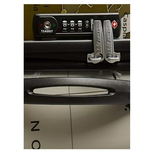 Eminent Map Spinner Trolley Luggage Bag Grey 20inch - KF3220GRY Eminent Map Spinner Trolley Luggage Bag Grey 20inch - KF3220GRY