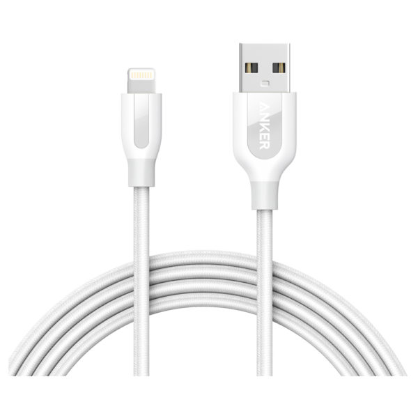 Buy Anker Powerline+ Lightning Power Cable 1.8m White A8122H21 – Price, Specifications