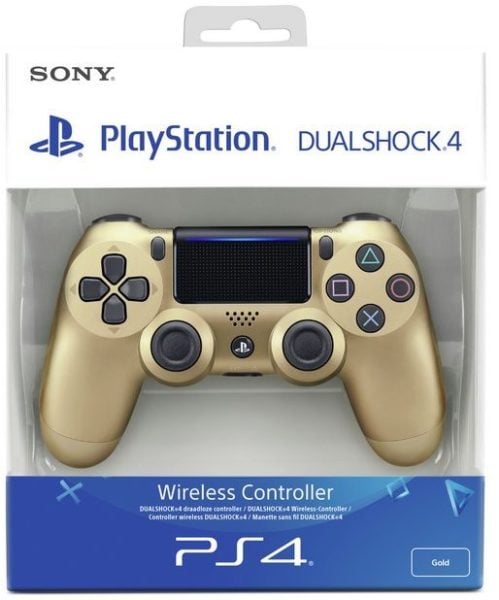 Sony PS4 Dual Shock 4 V2 Wireless Controller Gold Sony PS4 Dual Shock 4 V2 Wireless Controller Gold