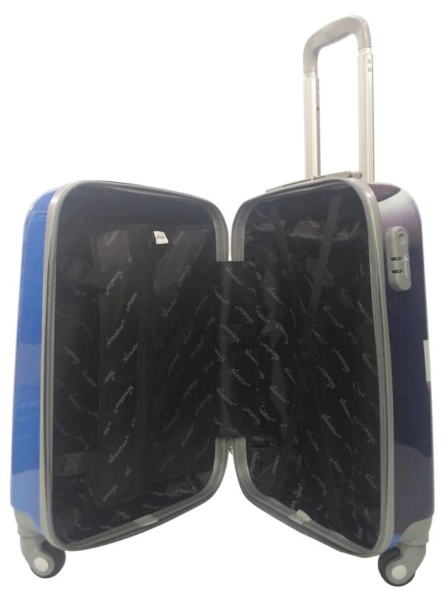 Senator 3 Pcs ABS And PC Spinner Luggage Trolley Case Blue Senator 3 Pcs ABS And PC Spinner Luggage Trolley Case Blue