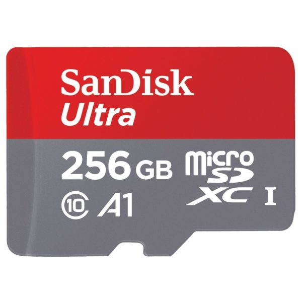 Sandisk Ultra Android Micro SDXC 256GB W/SD Adapter SDSQUAM256GGN6MA Sandisk Ultra Android Micro SDXC 256GB W/SD Adapter SDSQUAM256GGN6MA