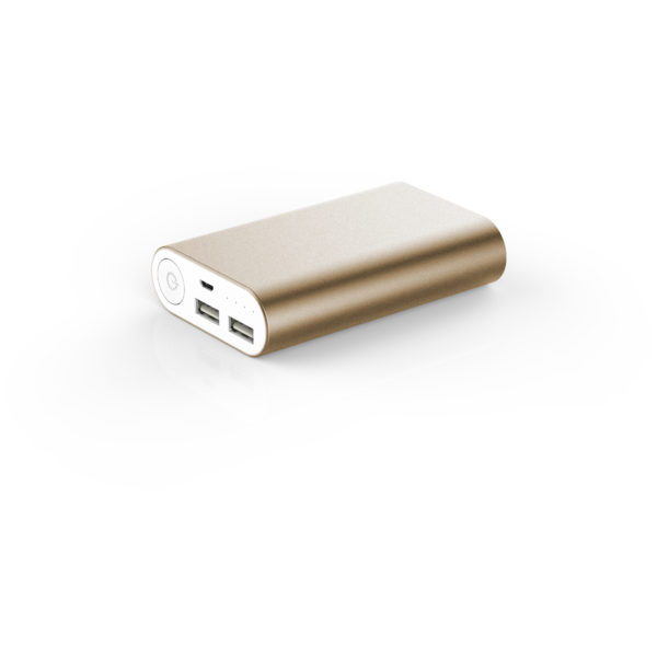 We WEBATT10000COMPO Power Bank 10000mAh 2 USB 2.1A + 1A Compact Gold We WEBATT10000COMPO Power Bank 10000mAh 2 USB 2.1A + 1A Compact Gold