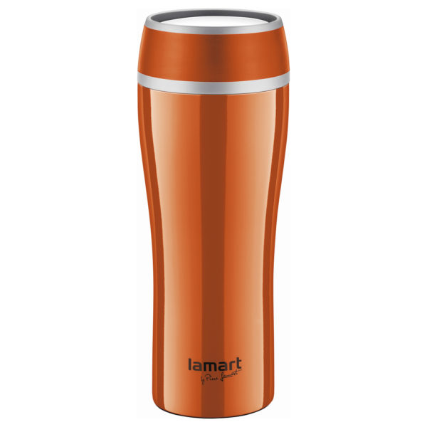 Lamart Flac Thermo Mug 0.4Ltrs Orange LT4026 Lamart Flac Thermo Mug 0.4Ltrs Orange LT4026