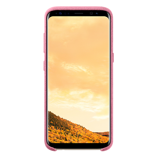 Samsung Alcantara Case Pink For Galaxy S8 EF-XG950APEGWW Samsung Alcantara Case Pink For Galaxy S8 EF-XG950APEGWW
