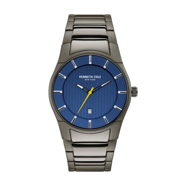 Kenneth Cole Slim Watch For Men with Gun Stainless Steel Bracelet Kenneth Cole Slim Watch For Men with Gun Stainless Steel Bracelet