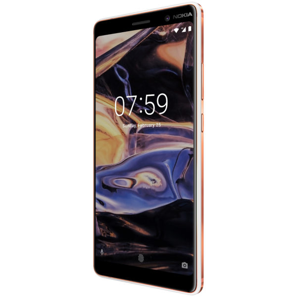 Nokia 7 Plus 64GB White Copper 4G LTE Dual Sim Smartphone TA-1046 Nokia 7 Plus 64GB White Copper 4G LTE Dual Sim Smartphone TA-1046