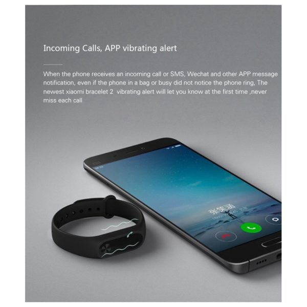 Xiaomi Mi Band 2 Smart Fitness Band Black - XMSH04HM Xiaomi Mi Band 2 Smart Fitness Band Black - XMSH04HM