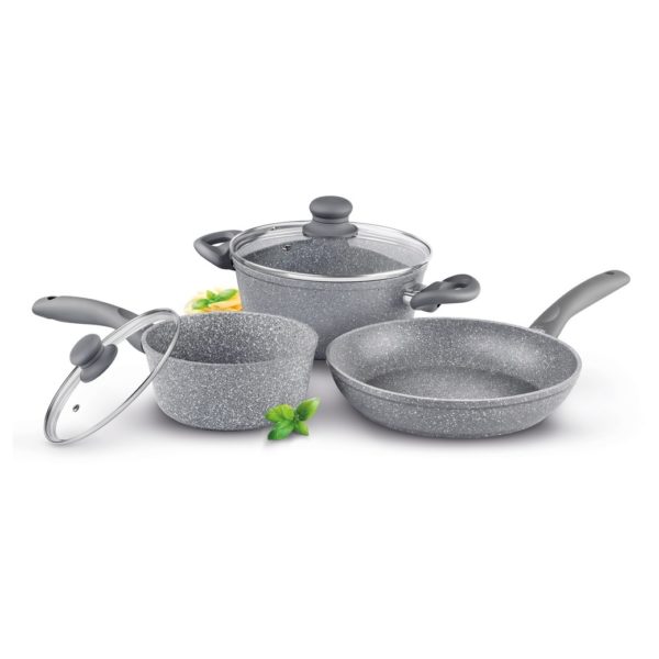 Lamart Stone Cooking Set 5Pcs Grey LT1095 Lamart Stone Cooking Set 5Pcs Grey LT1095