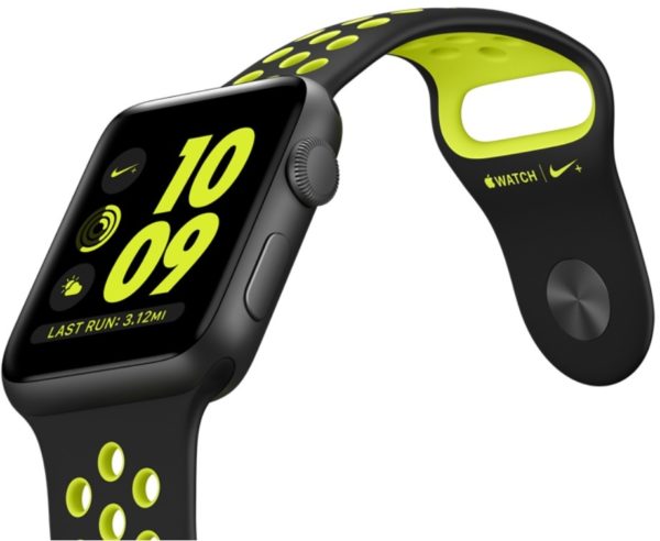 nike sport band black volt