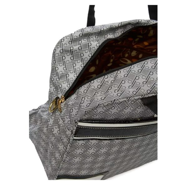 Summit Printed Polyester Duffel Bag Black 22inch - 1255DA22BLK Summit Printed Polyester Duffel Bag Black 22inch - 1255DA22BLK