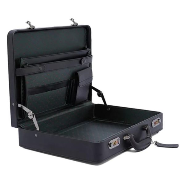 Senator PU Attache Case Black 18inch KH-8018-18 Senator PU Attache Case Black 18inch KH-8018-18