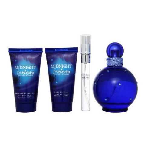 Britney Spears Midnight Fantasy Gift Set For Women (Britney Spears Midnight Fantasy 100ml EDP + Britney Spears Midnight Fantasy 10ml EDP + Body Souffle 50ml + Bath & Shower Gel 50ml) Britney Spears Midnight Fantasy Gift Set For Women (Britney Spears Midnight Fantasy 100ml EDP + Britney Spears Midnight Fantasy 10ml EDP + Body Souffle 50ml + Bath & Shower Gel 50ml)