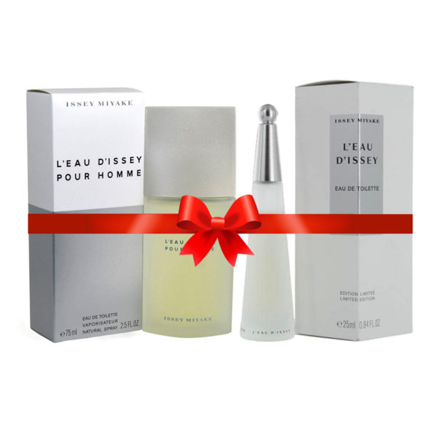 Issey Miyake Perfume For Men 125ml Eau de Toilette + Issey Miyake Perfume For Women 100ml Eau de Toilette Issey Miyake Perfume For Men 125ml Eau de Toilette + Issey Miyake Perfume For Women 100ml Eau de Toilette