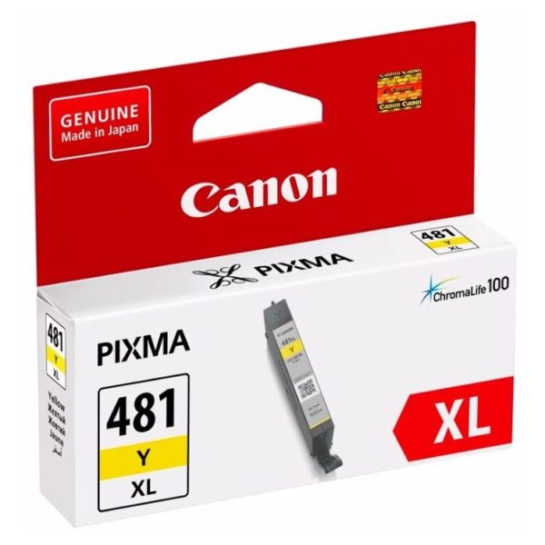 Canon CLI-481XLY Inkjet Cartridge Yellow Canon CLI-481XLY Inkjet Cartridge Yellow