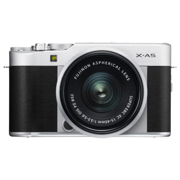 Fujifilm X-A5 Mirrorless Digital Camera Body Silver + XC 15-45mm f/3.5-5.6 OIS Lens Kit Fujifilm X-A5 Mirrorless Digital Camera Body Silver + XC 15-45mm f/3.5-5.6 OIS Lens Kit