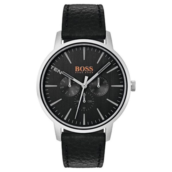 Hugo Boss Copenhagen Watch For Men with Black Leather Strap Hugo Boss Copenhagen Watch For Men with Black Leather Strap