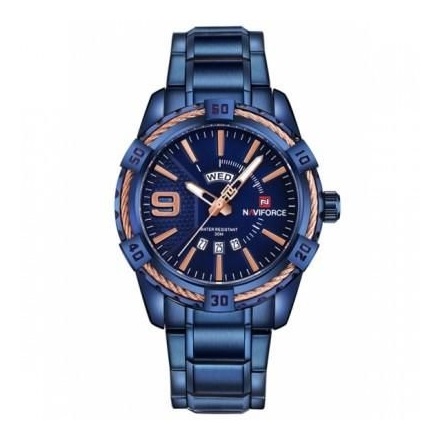 Naviforce Mens Watch Blue NF9117N Naviforce Mens Watch Blue NF9117N