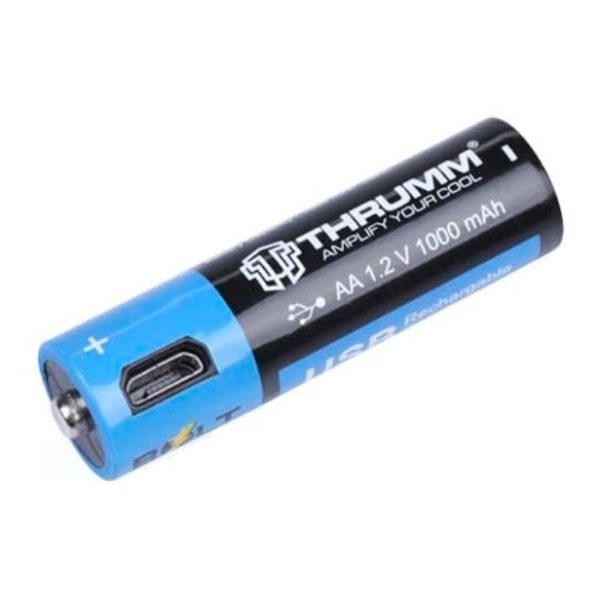 Thrumm Bolt AA Rechargeable Battery 2 Pieces Thrumm Bolt AA Rechargeable Battery 2 Pieces